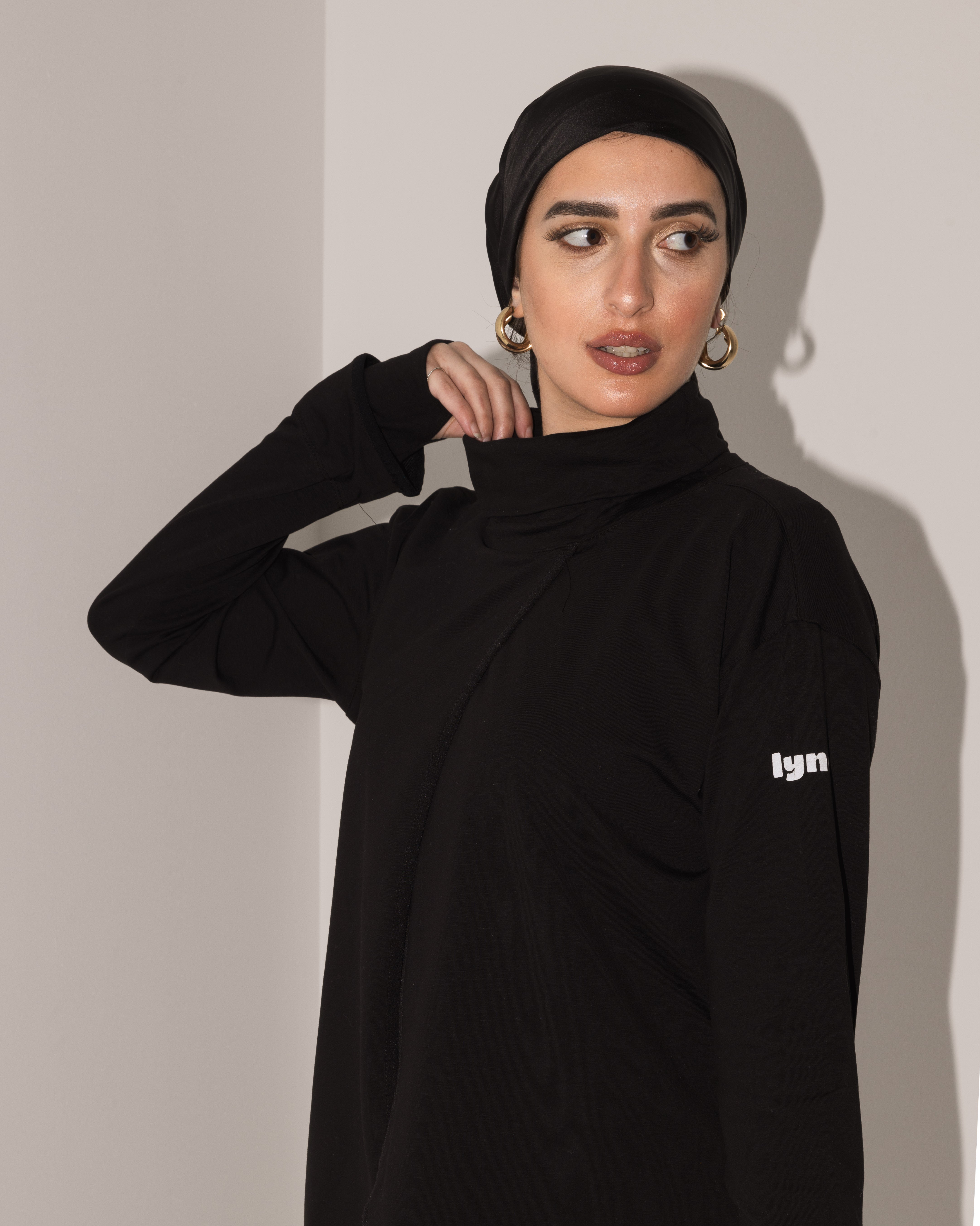 Black Dri Fit Sweatshirt â Lyne Official